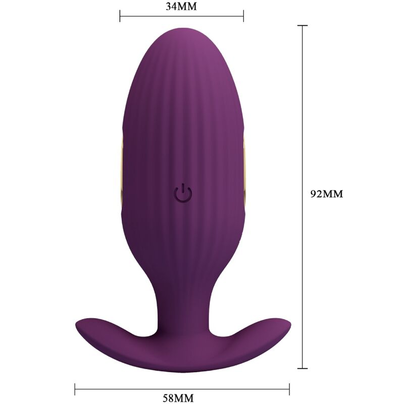 Jefferson Purple App-gesteuerter Analplug