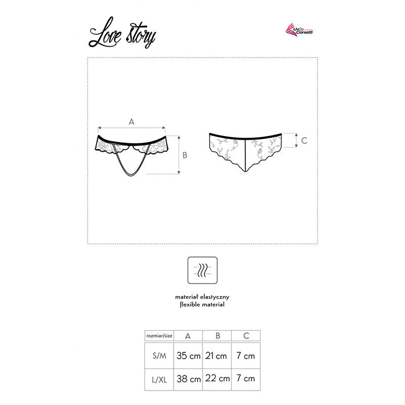 Love Story LC 90679 Höschen schwarz