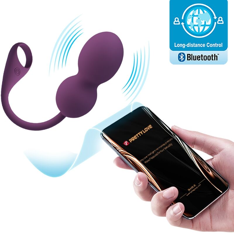 Elvira Kegel Balls App-Fernbedienung Lila