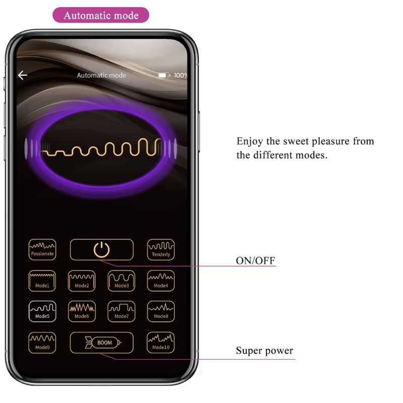 Elvira Kegel Balls App-Fernbedienung Lila