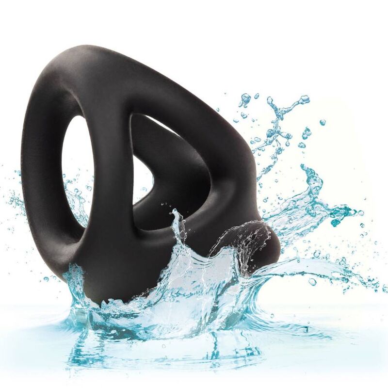 Alpha Doppelkäfig schwarzer Ring