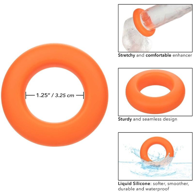 Alpha Prolong großer oranger Ring