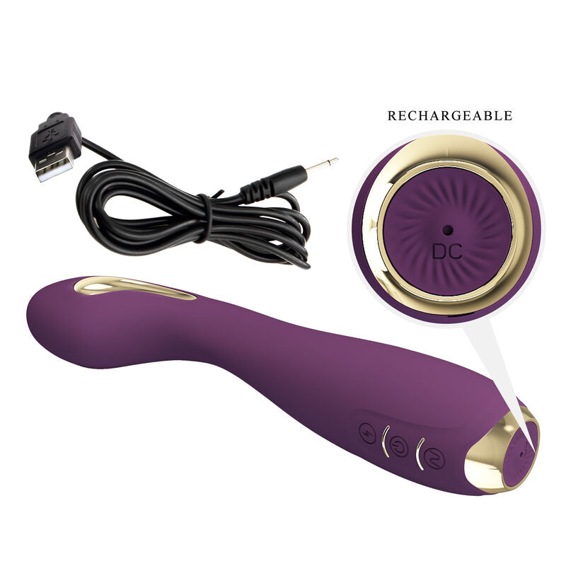Hector Elektroschock-Vibrator per App-Steuerung lila