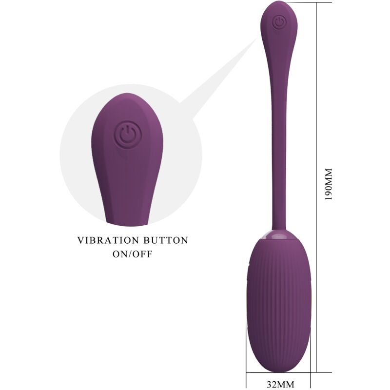 Doreen Wiederaufladbares Vibro-Ei Lila