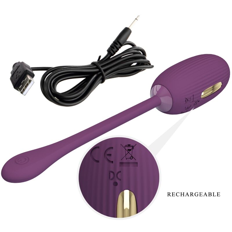 Doreen Wiederaufladbares Vibro-Ei Lila