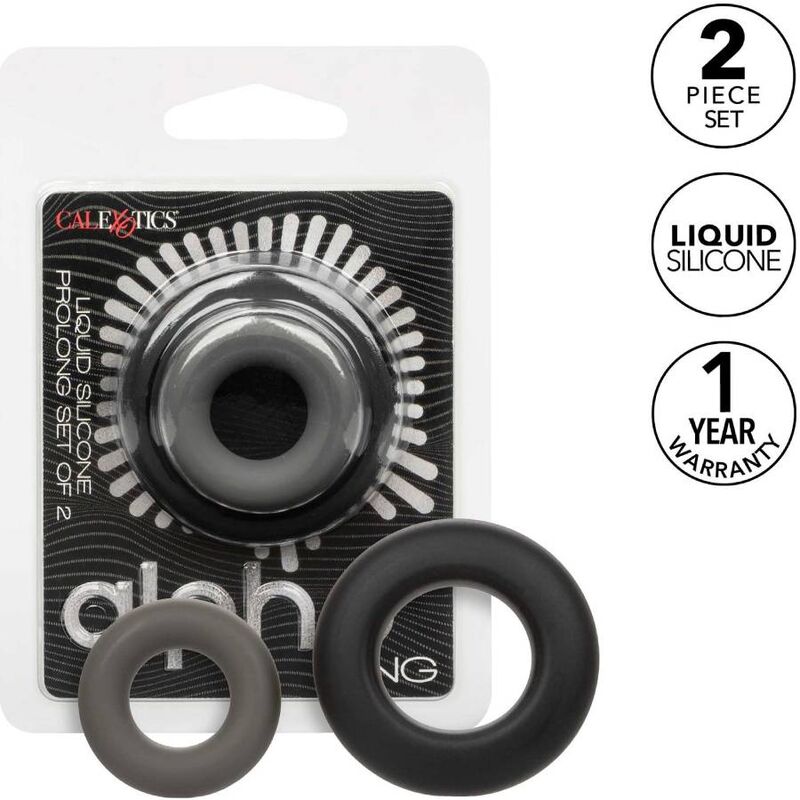Alpha Prolong Set mit 2 grauen Ringen