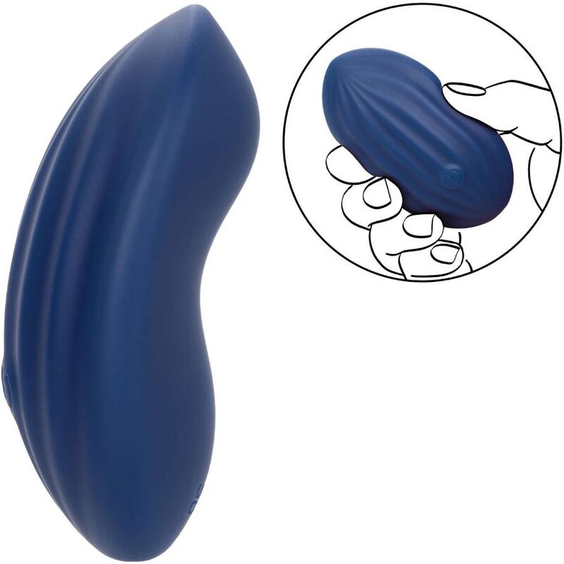 Kaschmirsamt Curve blau