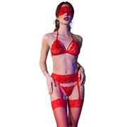 Cr 4467 Set vierteilig rot s/m