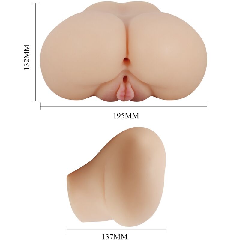 Realistischer Luna Vagina- und Anus-Vibrator