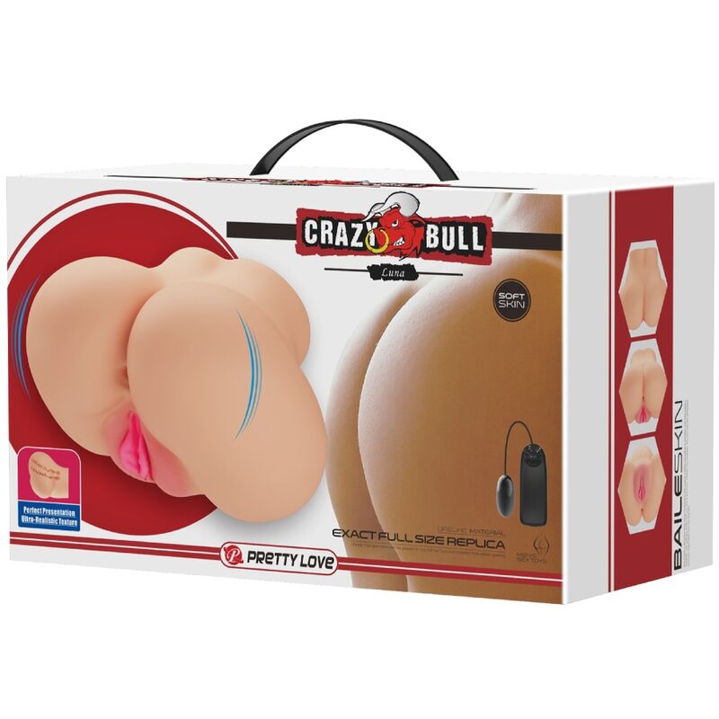 Realistischer Luna Vagina- und Anus-Vibrator