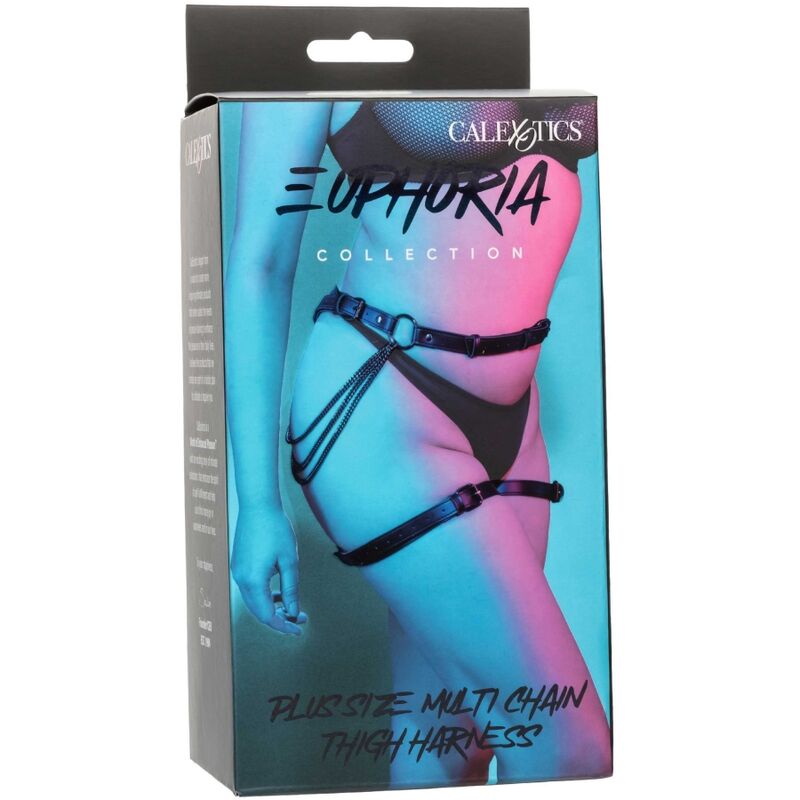 Euphoria Plus Size Oberschenkelharnisch mit mehreren Ketten