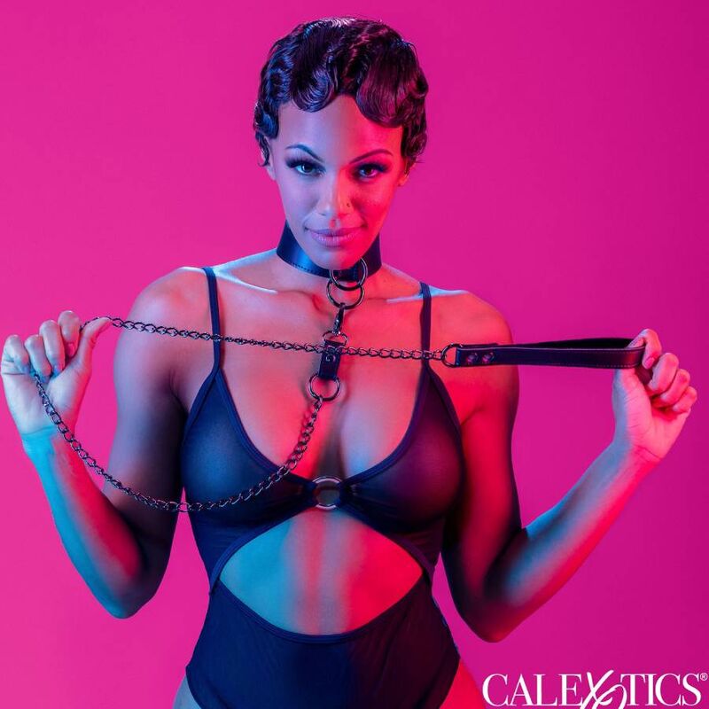 Euphoria Halsband mit Kettenleine