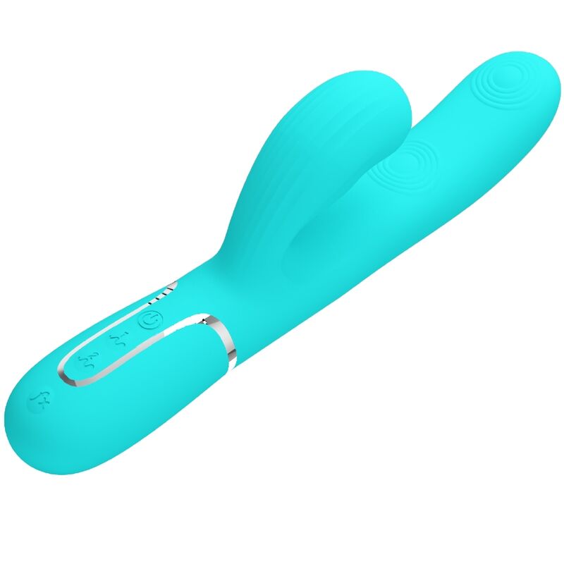 Perlita 3-in-1 Multifunktions-G-Punkt-Vibrator, Aquagrün