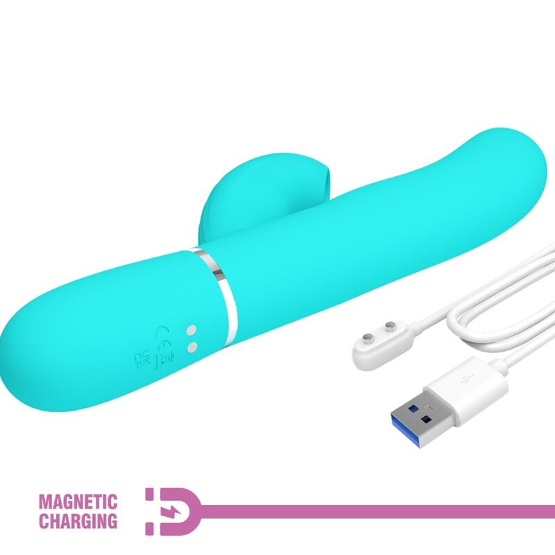 Perlita 3-in-1 Multifunktions-G-Punkt-Vibrator, Aquagrün