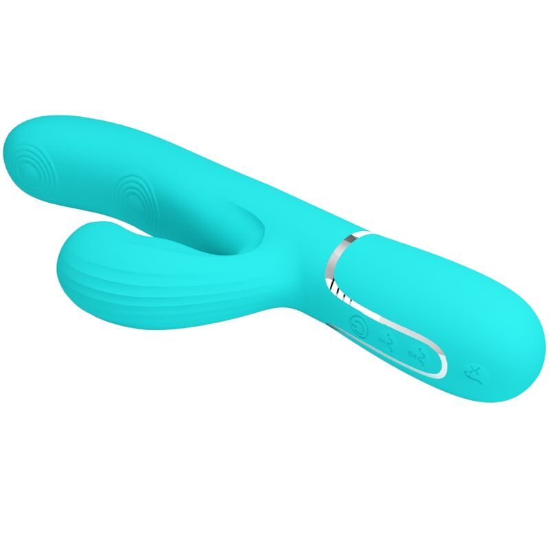 Perlita 3-in-1 Multifunktions-G-Punkt-Vibrator, Aquagrün