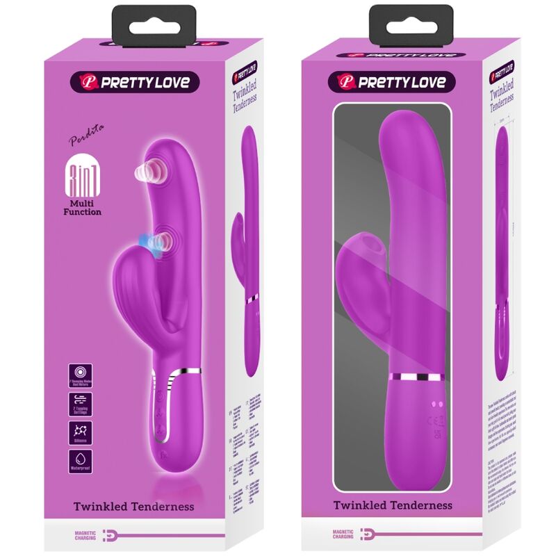 Perlita Lila 3-in-1 Multifunktions-G-Punkt-Vibrator
