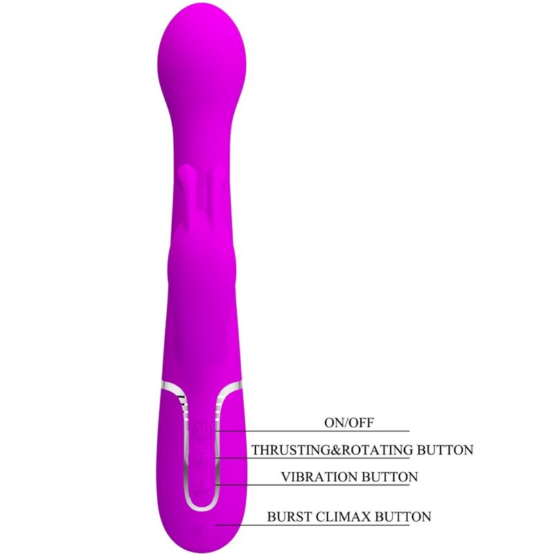 Dejon Rabbit 3-in-1 Multifunktionsvibrator Lila