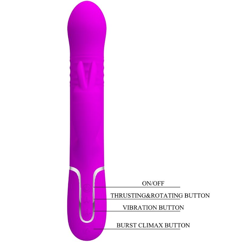 Coale Rabbit Vibrator Lila Perlen