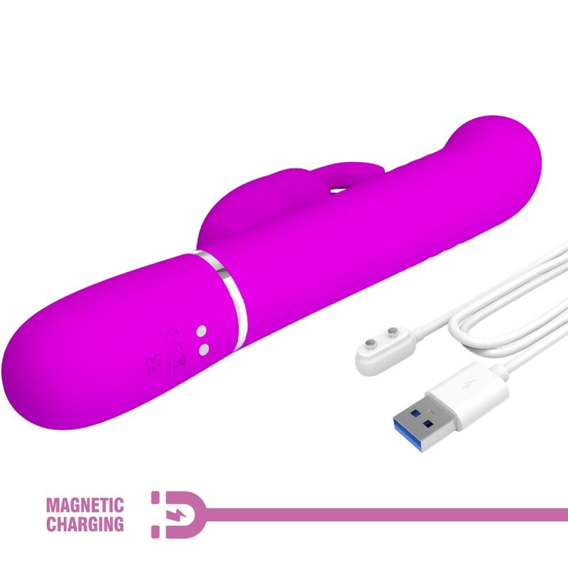 Coale Rabbit Vibrator Lila Perlen