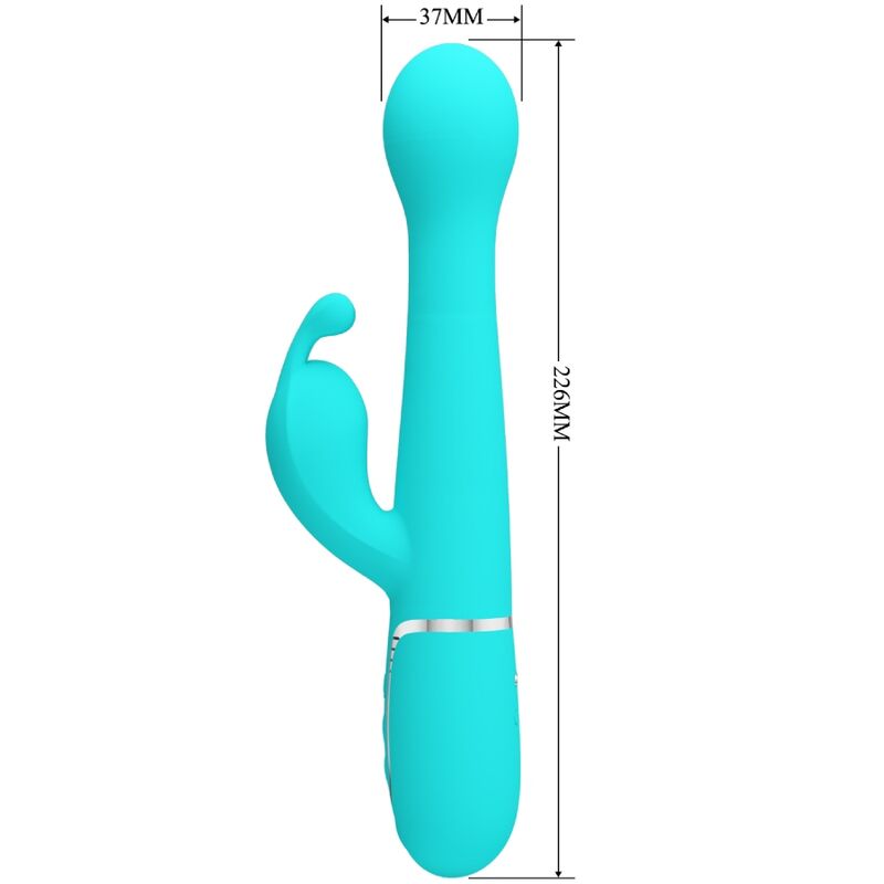 Dejon Rabbit 3-in-1 Multifunktionsvibrator Aqua Green