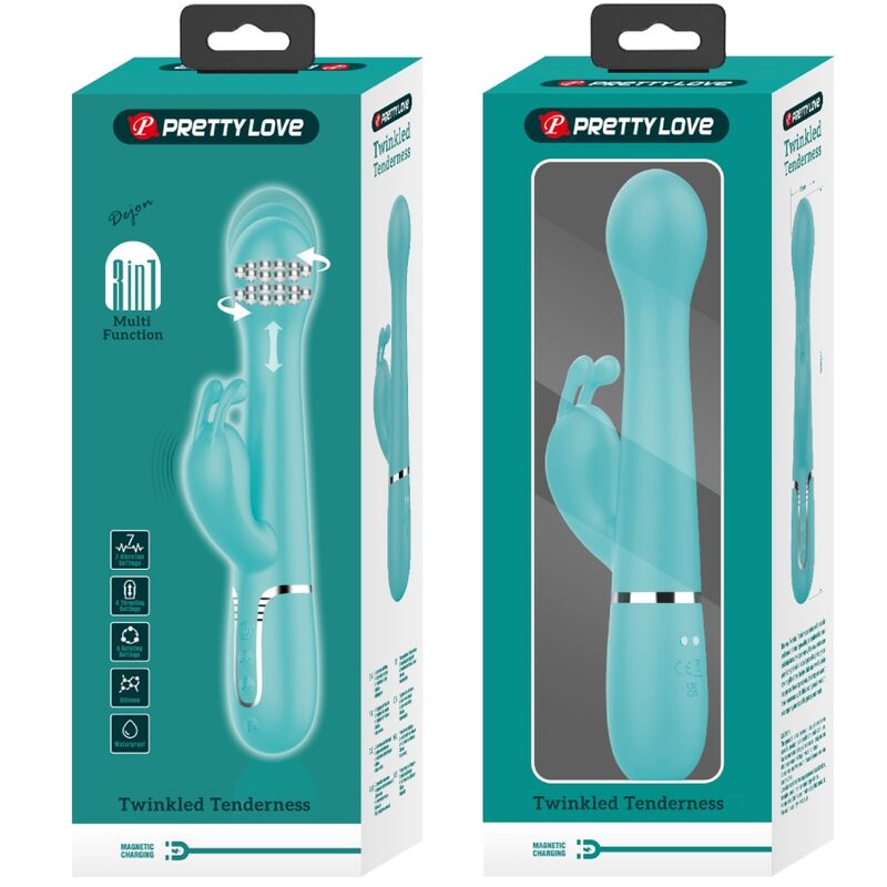 Dejon Rabbit 3-in-1 Multifunktionsvibrator Aqua Green