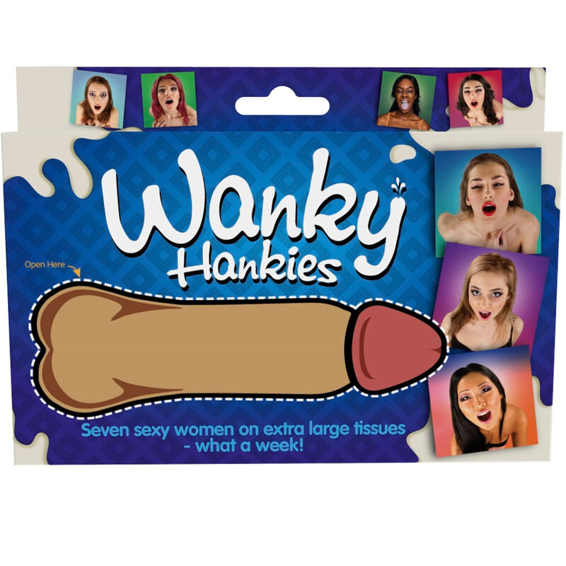Wanky Hankies 7 extra große Taschentücher für Damen