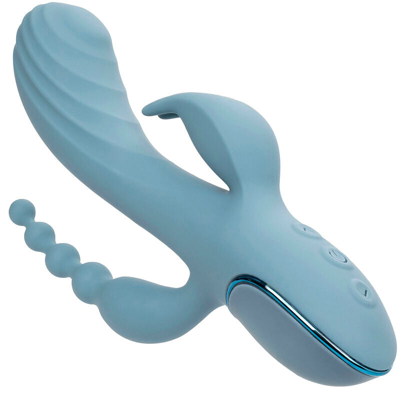 Triple Ecstasy Vibrator Grau