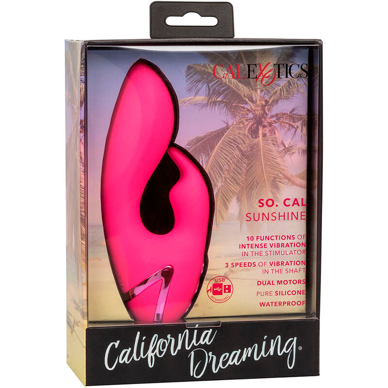 ALSO. Cal Sunshine Rabbit Fuchsia Vibrator von California Dreaming
