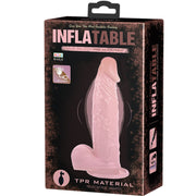 Realistischer aufblasbarer Dildo mit Saugnapf 15 cm