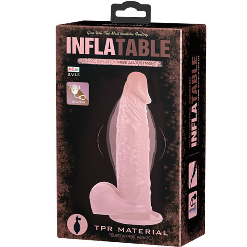Realistischer aufblasbarer Dildo mit Saugnapf 15 cm