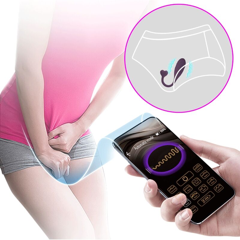 Fisherman App-gesteuertes Vibrationsei Flieder