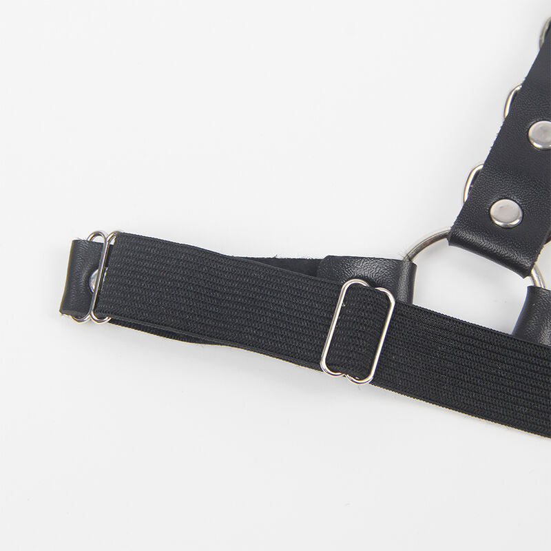 Harnischgürtel und Strumpfbänder mit Ringen und Kettendetail, Einheitsgröße