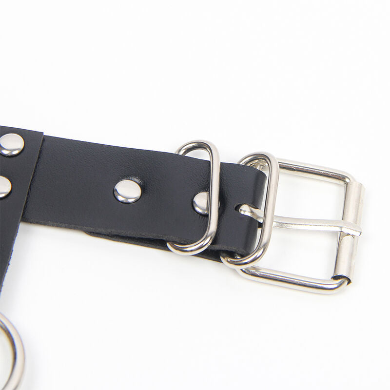 Harness-BH und Halsband mit Kette Einheitsgröße