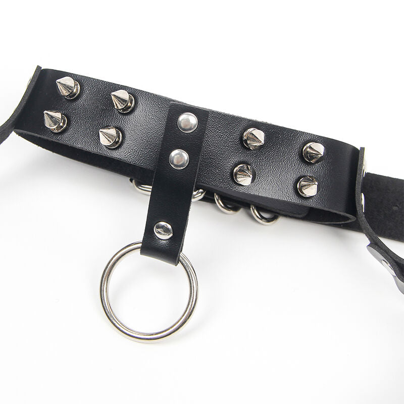 Harness-BH und Halsband mit Kette Einheitsgröße