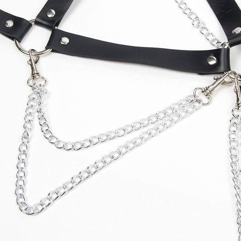 Harness-BH mit Kettendetail, Einheitsgröße