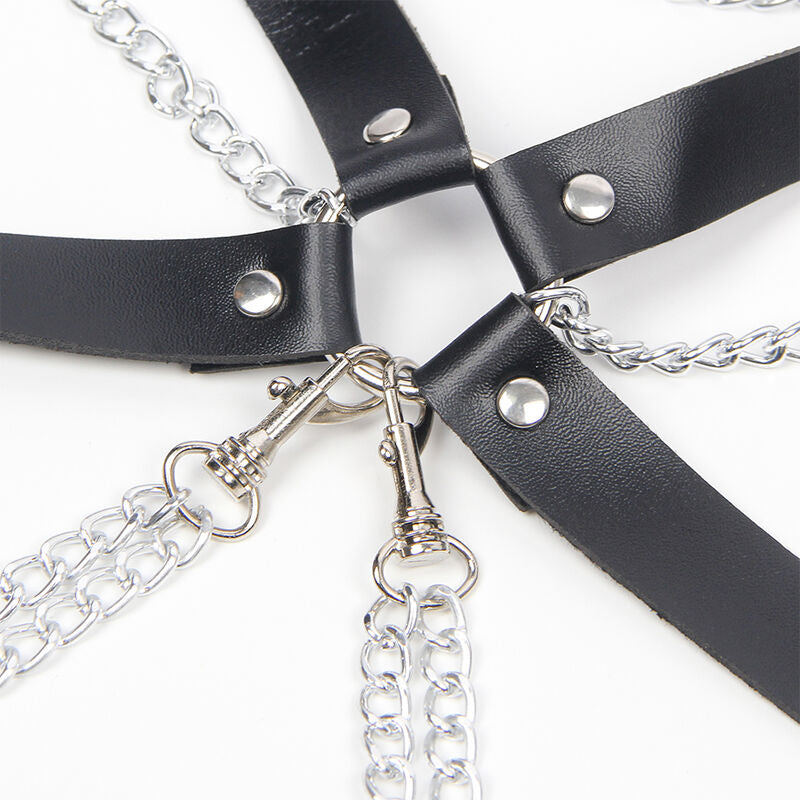 Harness-BH mit Kettendetail, Einheitsgröße