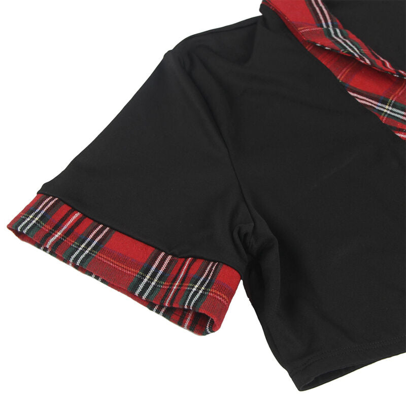 Sexy Colegiala-Disfraz mit Oberteil S/M