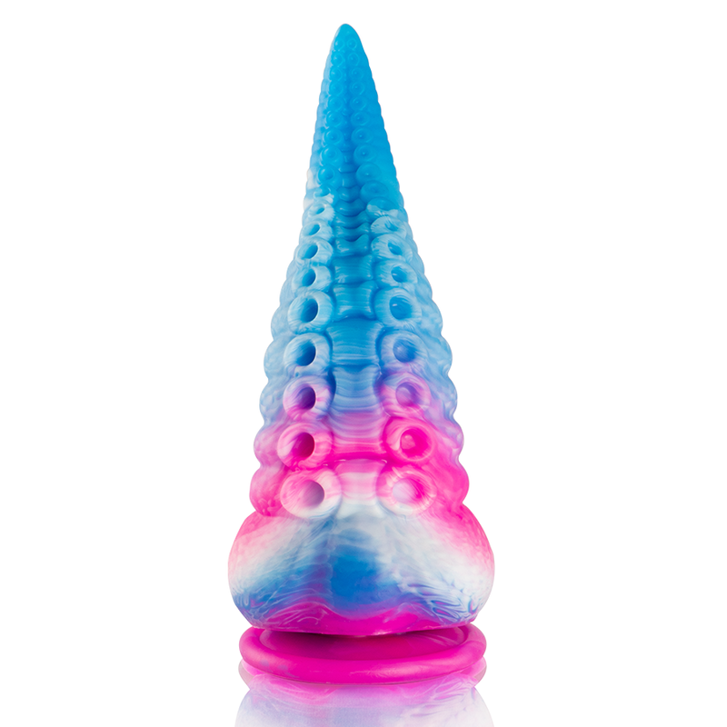 Großer Phorcys-Dildo mit blauem Tentakel