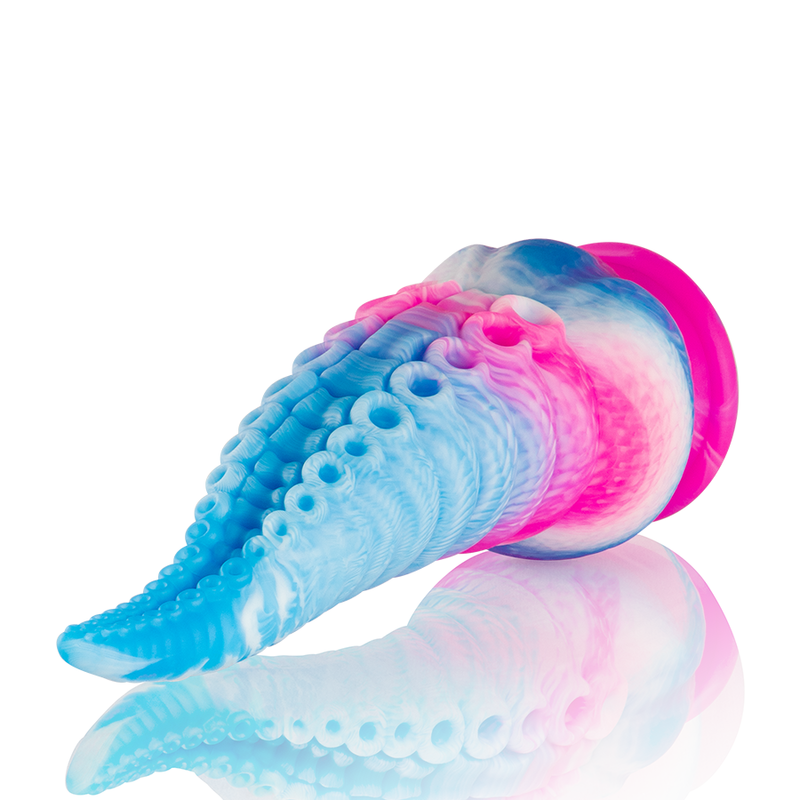 Großer Phorcys-Dildo mit blauem Tentakel