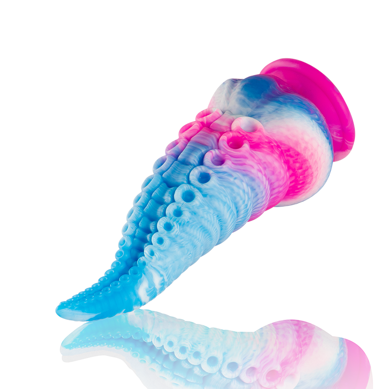 Großer Phorcys-Dildo mit blauem Tentakel