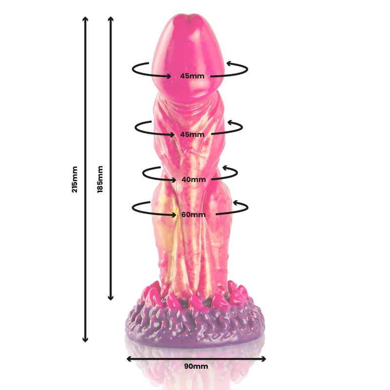 Mythologisches Feuer des Cerberus-Dildos