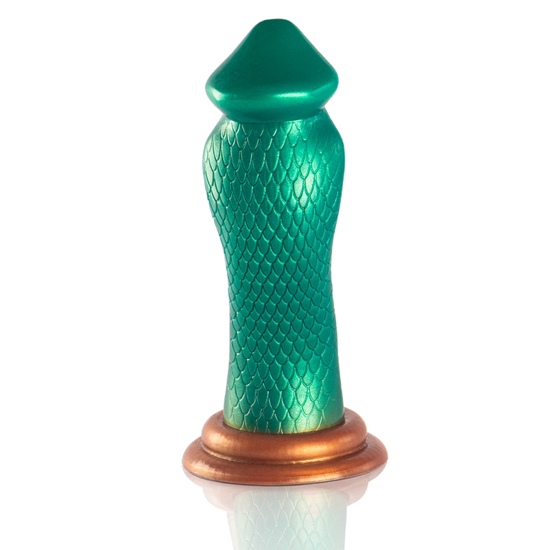 Grüner Cobra-Python-Dildo