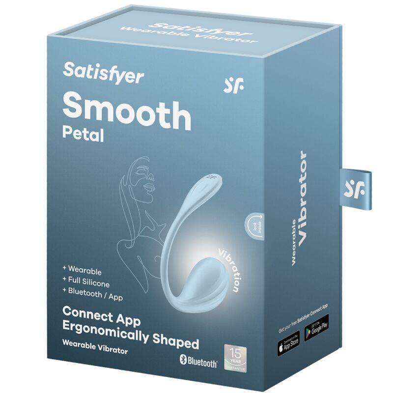 Kostenlose App Smooth Petal G-Punkt-Stimulator Himmelblau