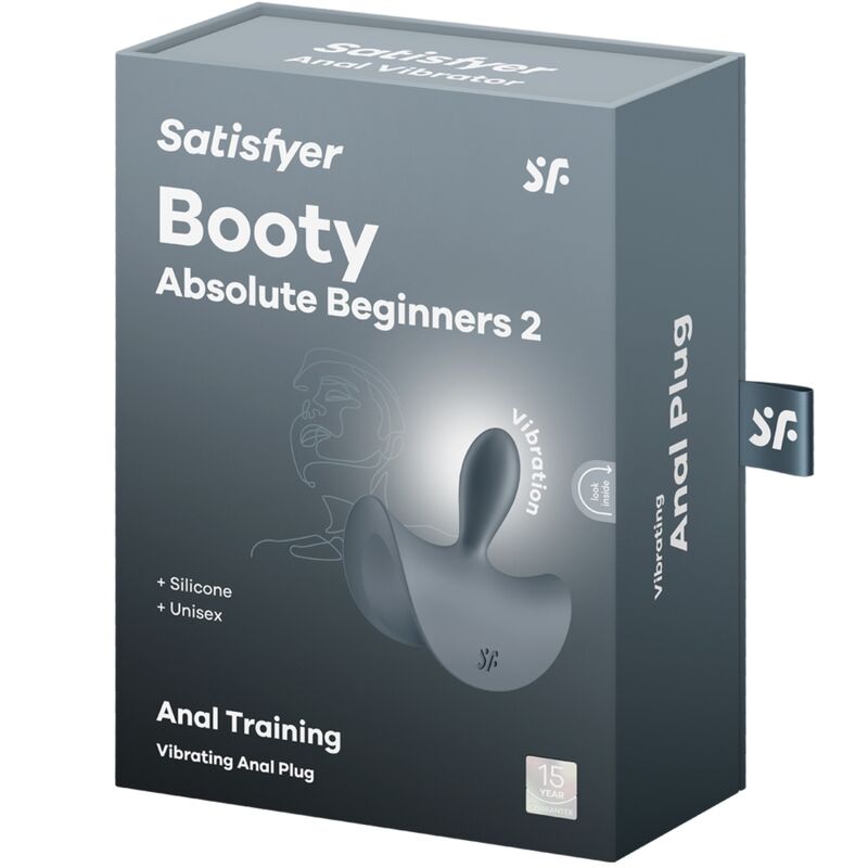 Booty Absolute Beginners 2 Unisex Analplug-Vibrator Schwarz