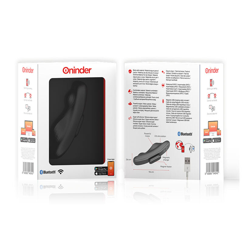 Manila Panty 9-Gang-Wiederaufladbarer Vibrator 9,6 cm x 2,6 cm - Kostenlose App