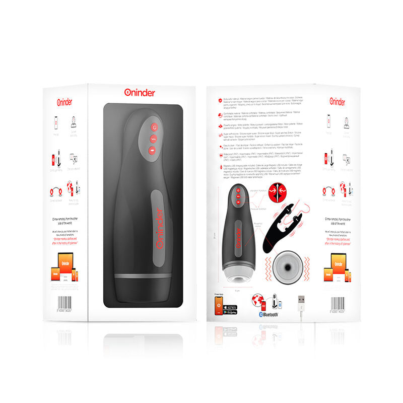 Seoul 10 Speed ​​​​Wiederaufladbarer männlicher Masturbator - Kostenlose App
