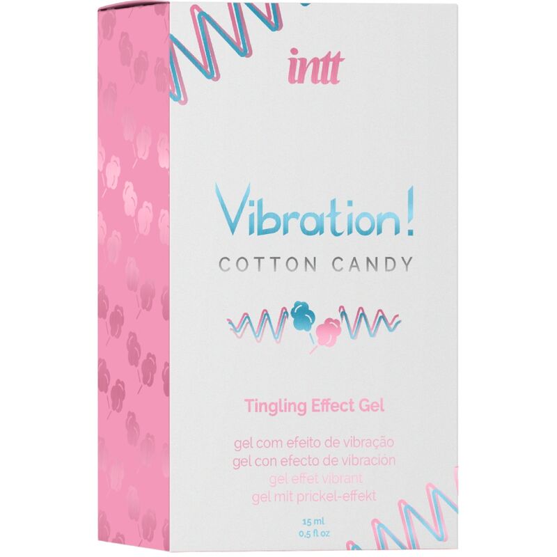 Kraftvolles, intimstimulierendes Zuckerwatte-Flüssigvibratorgel, 15 ml
