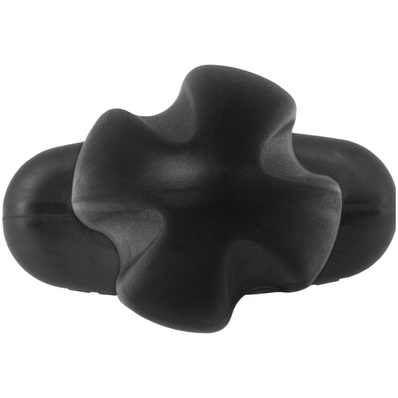 Tartar vierpoliger Analplug aus schwarzem Silikon