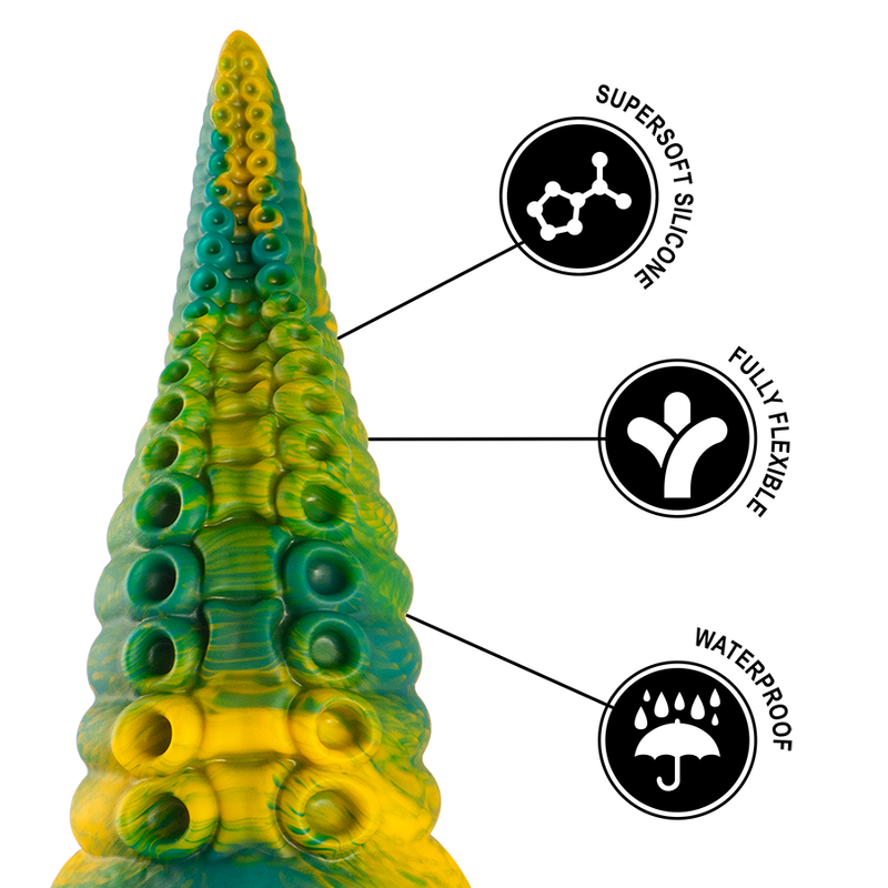 Cetus Grüner Tentakel-Dildo, kleine Größe