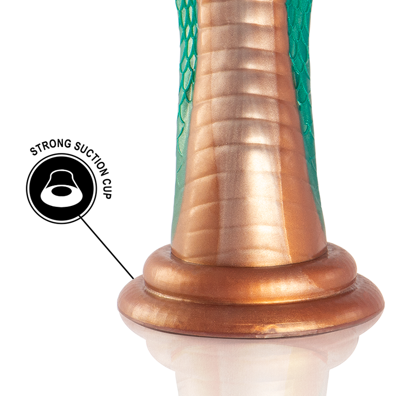 Grüner Cobra-Python-Dildo